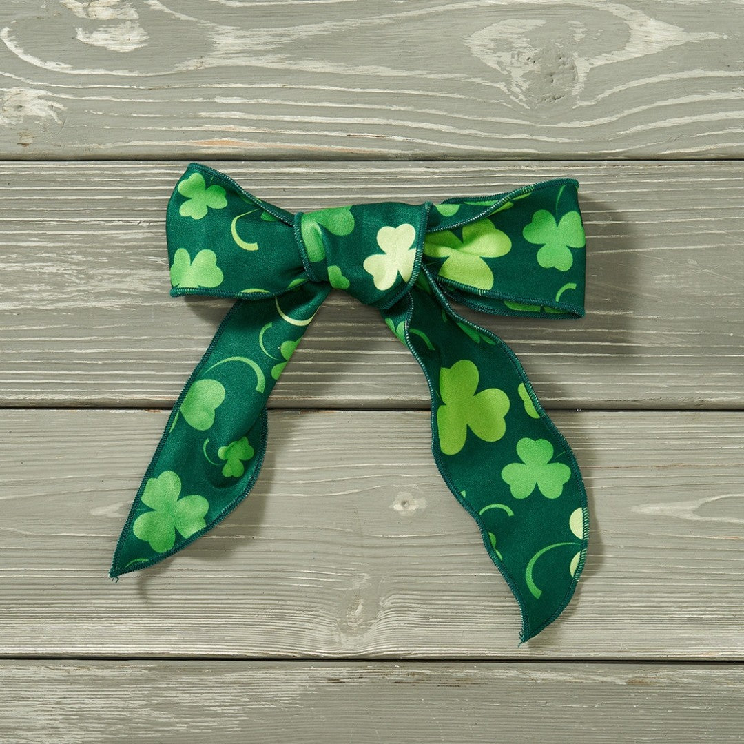 Girl Bow Headband Clothing CVA Products Shamrock