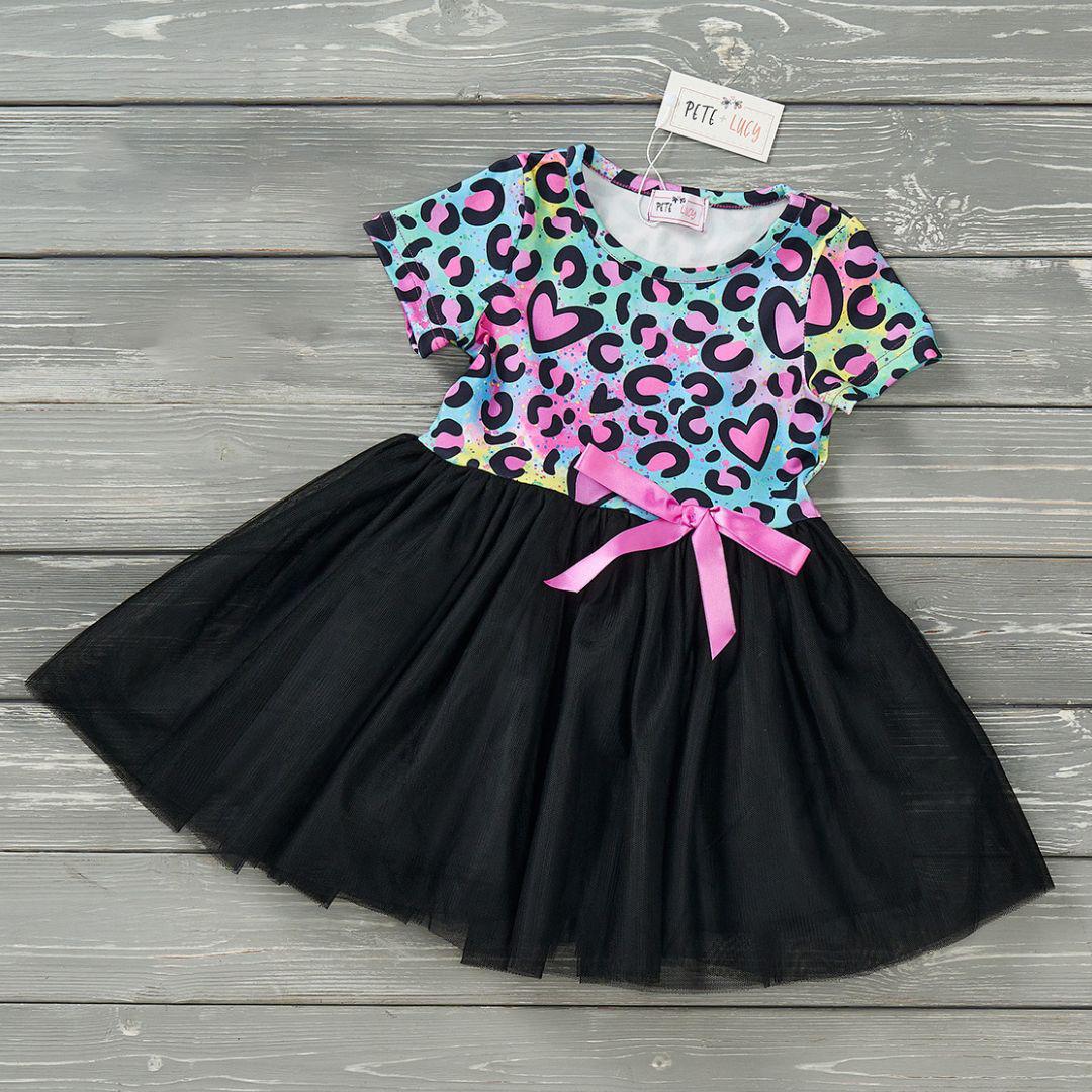 Girl Spring Dresses Clothing CVA Products Leopard Love 0-6 M