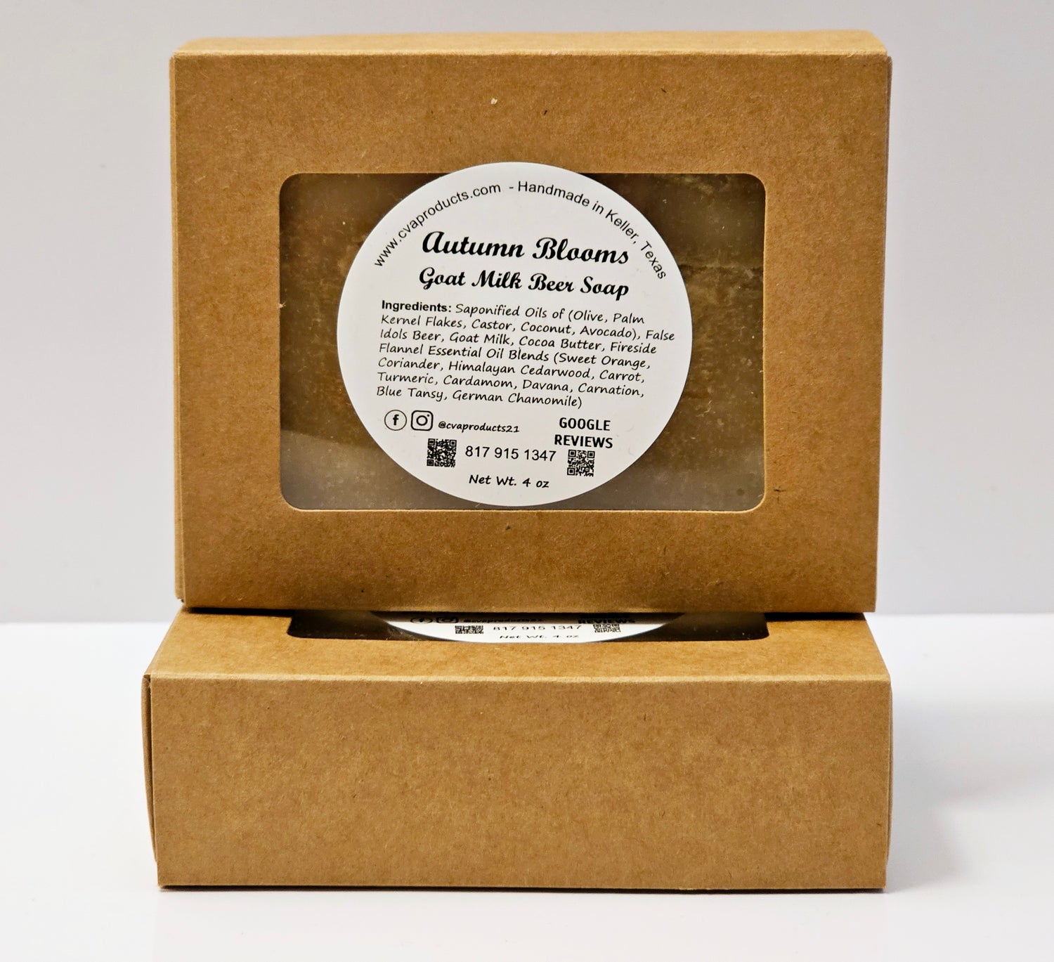Goat Milk Beer Soaps Soaps CVA Products Autumn Blooms