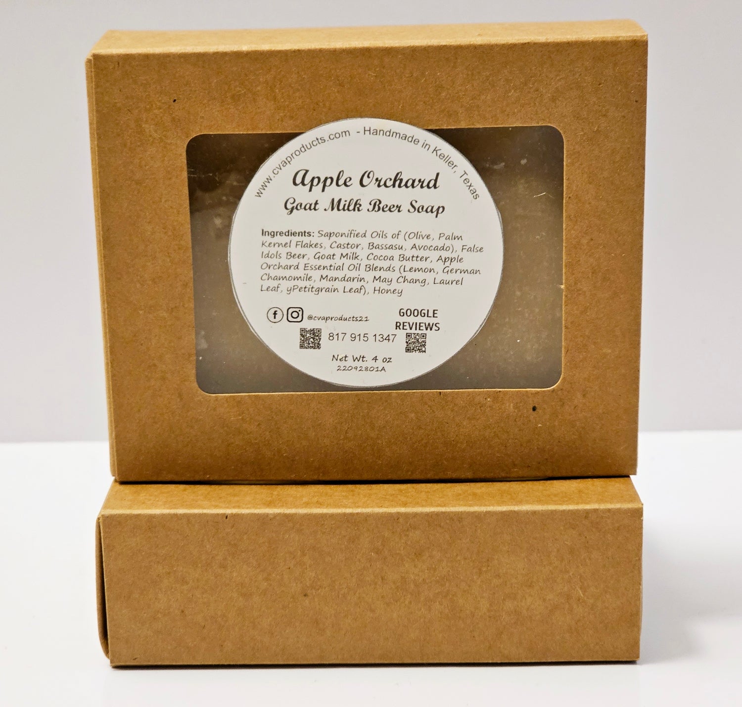 Goat Milk Beer Soaps Soaps CVA Products Apple Orchard