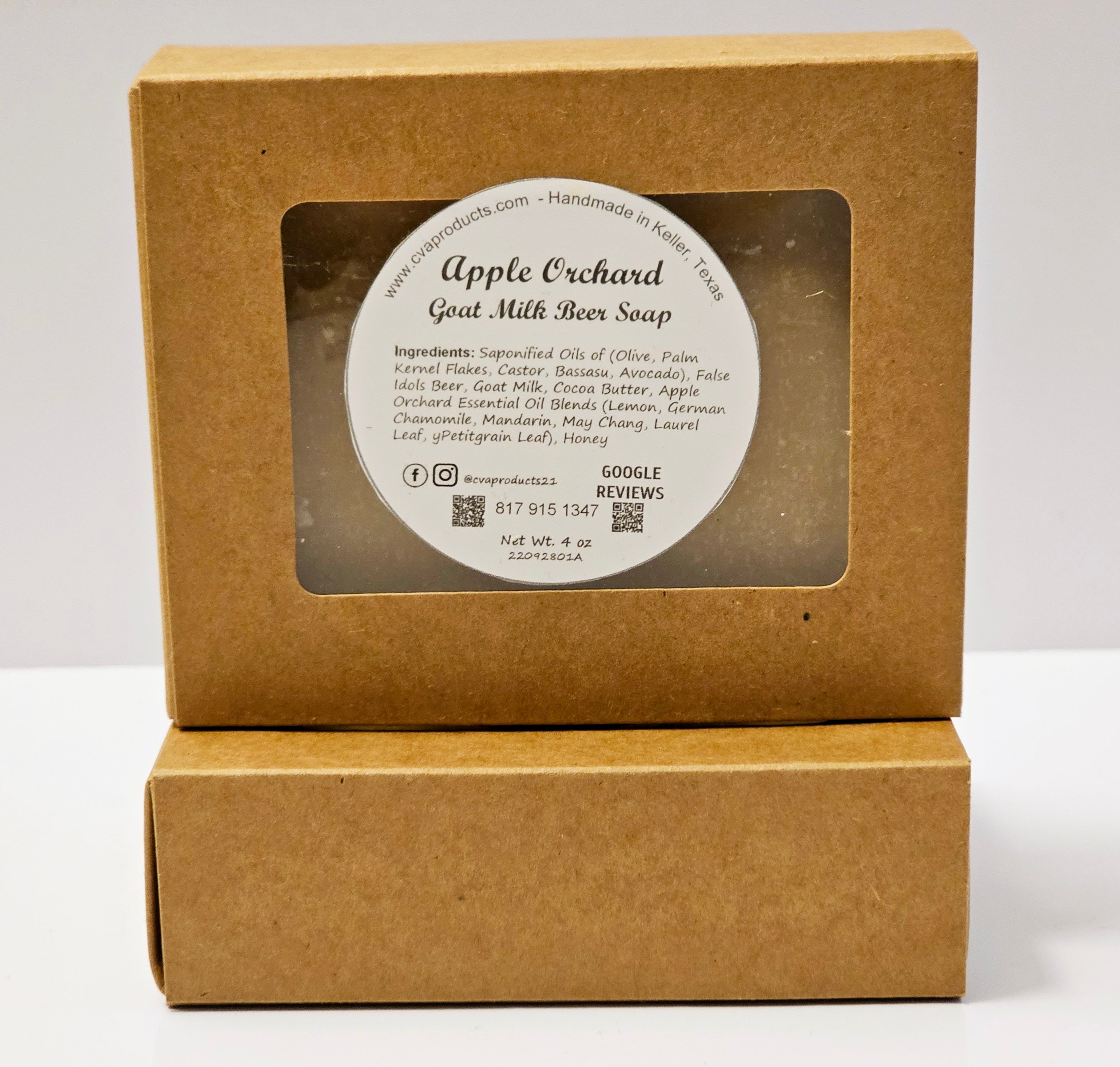 Goat Milk Beer Soaps Soaps CVA Products Apple Orchard