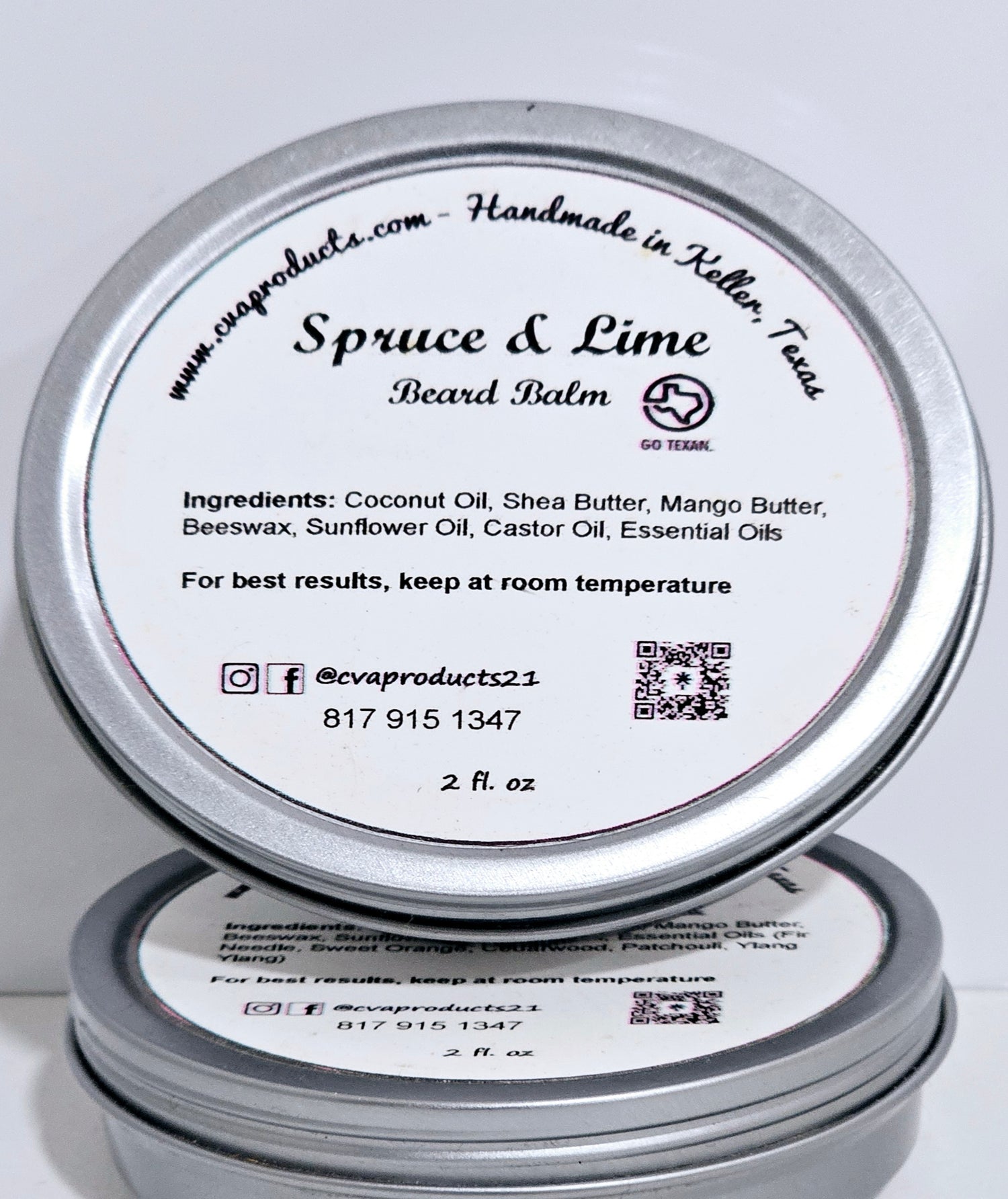 Beard Balms Beard Care CVA Products Spruce & Lime
