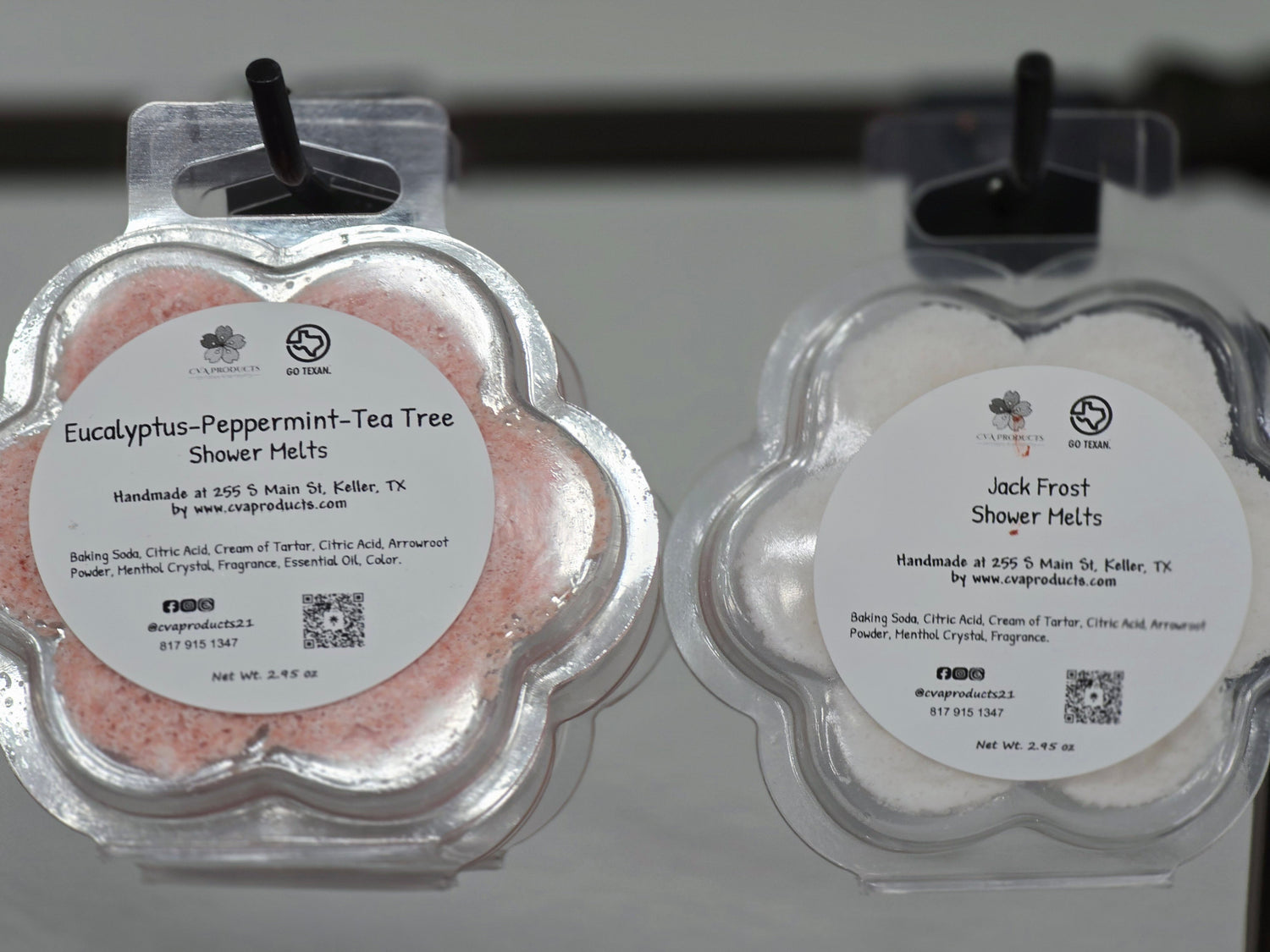 Aromatherapy Shower Steamers Bath & Body CVA Products Jack Frost - Clamshell (3 oz)