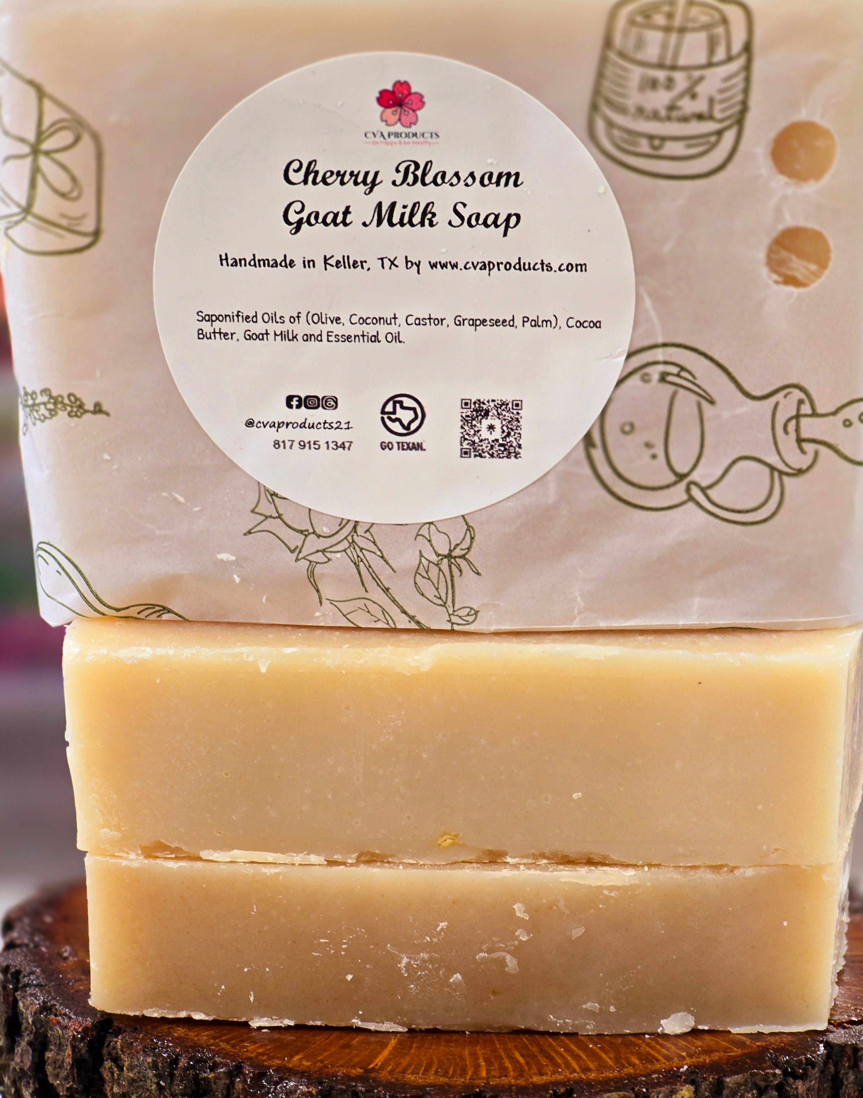 Goat Milk Soap Soaps CVA Products Cherry Blossom