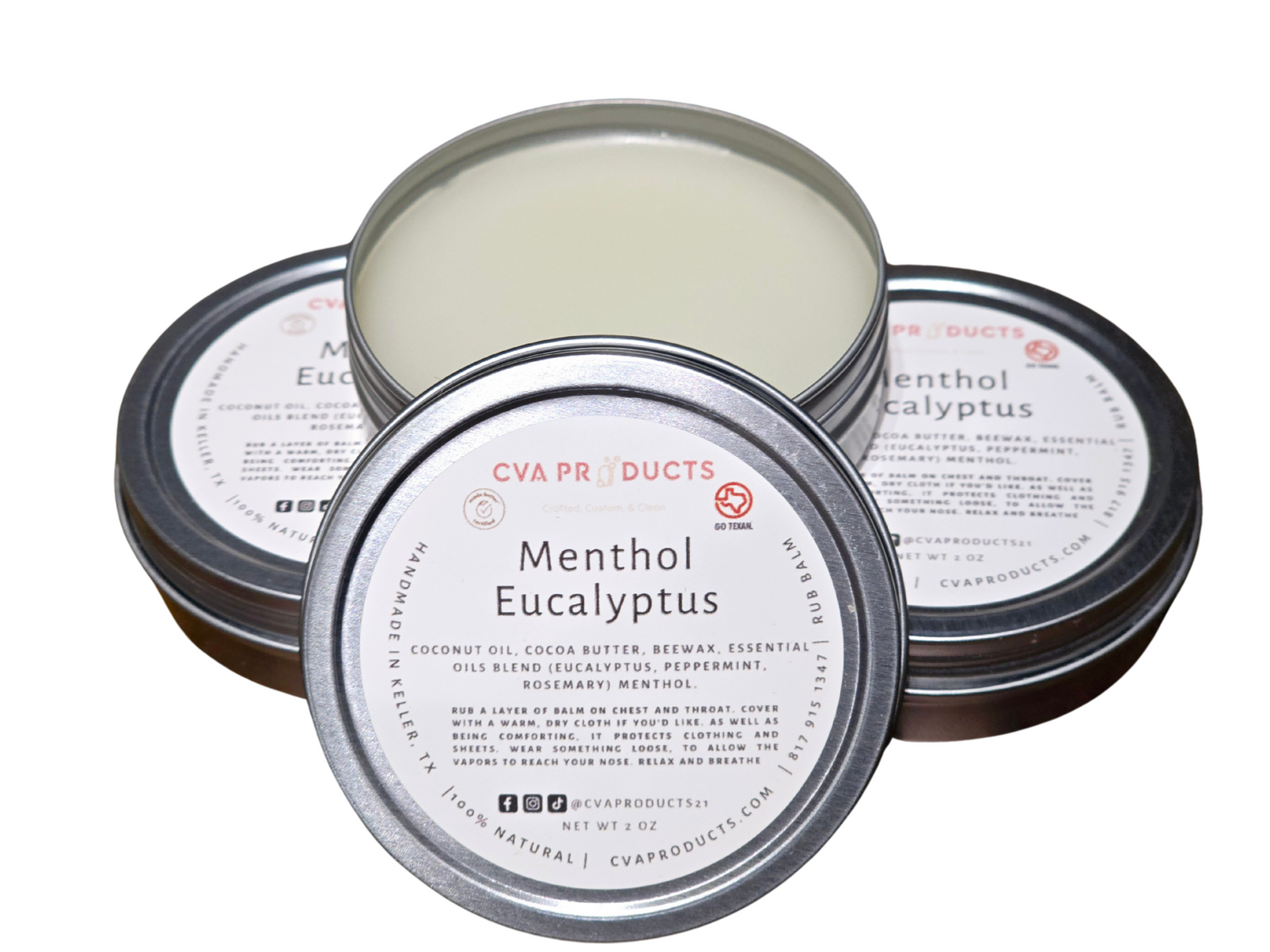 Wellness & Menthol Balms Wellness CVA Products Menthol Eucalyptus