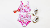 Girl Swim Set Clothing CVA Products Yeehaw Checkered 12-18 M