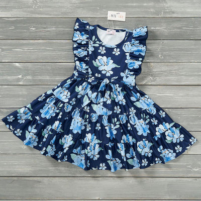 Girl Flower Prints Summer Dresses Clothing CVA Products Graceful Gardenia 0-6 M