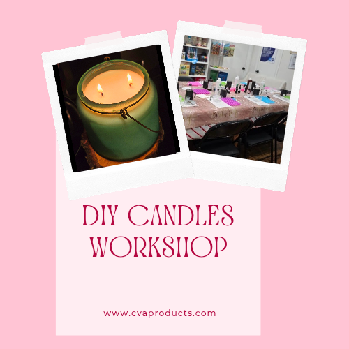 CANDLES WORKSHOP DIY Craft Classes CVA Products
