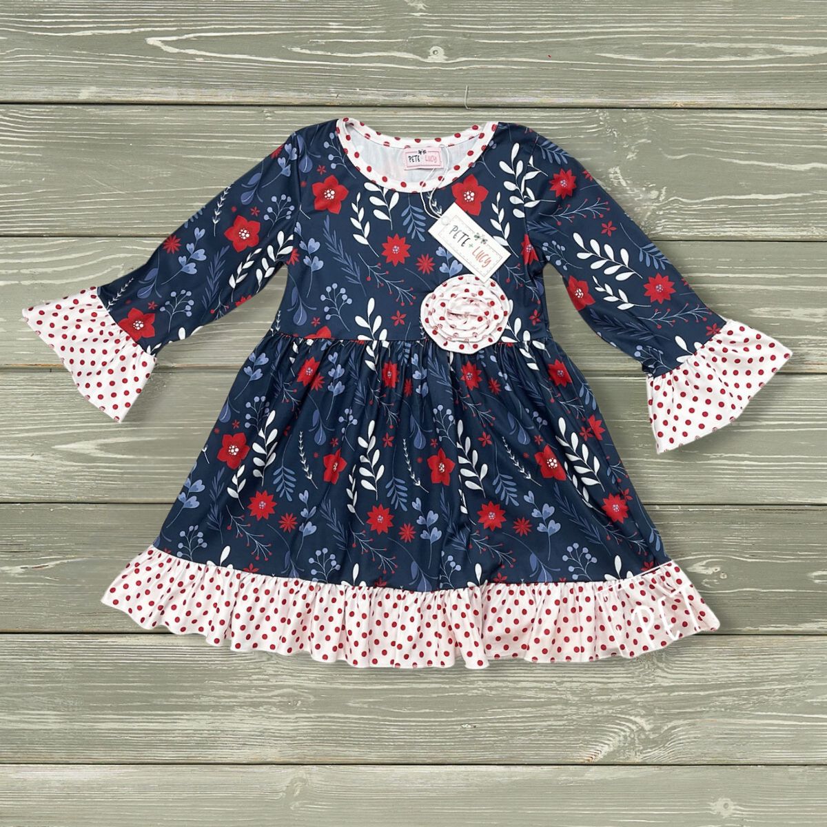 Girl Fall Dresses Clothing CVA Products Cool & Crisp Garden 0-6 M