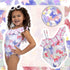 Girl Swim Set Clothing CVA Products Butterfly One Piece Set 6/6X