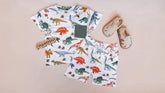 Boy - Short Set Clothing CVA Products Dino Tee Set 6-12 M