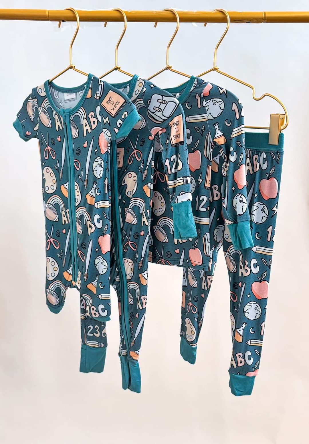 Bamboo Styles - Short Sleeve Zippy Romper Clothing CVA Products