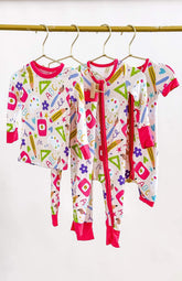 Bamboo Styles - Short Sleeve Zippy Romper Clothing CVA Products