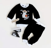 Boy - Halloween 2 PC Set Clothing CVA Products Howdy Ghost Jogger 2 PC set 6-12M