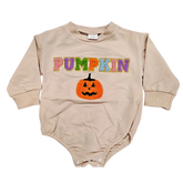 Girl - Pumpkin Romper Clothing CVA Products Pumpkin - Beige 12-18M