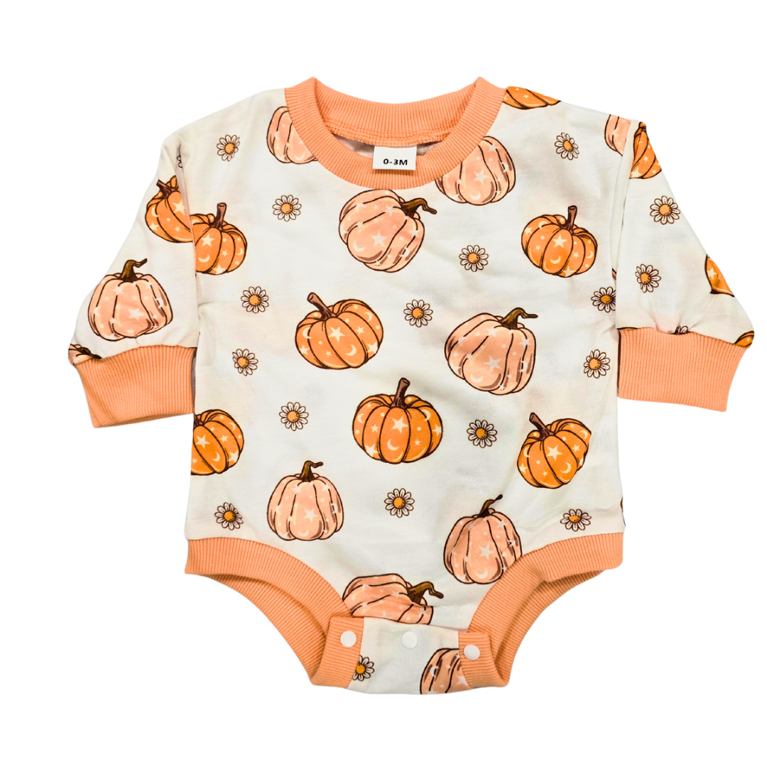 Girl - Pumpkin Romper