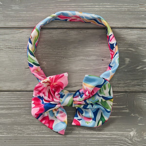 Girl Bow Headband Clothing CVA Products Island Breeze