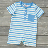 Boy Beach Prints Infant Romper (Short) Clothing CVA Products Island Breeze 3-6M