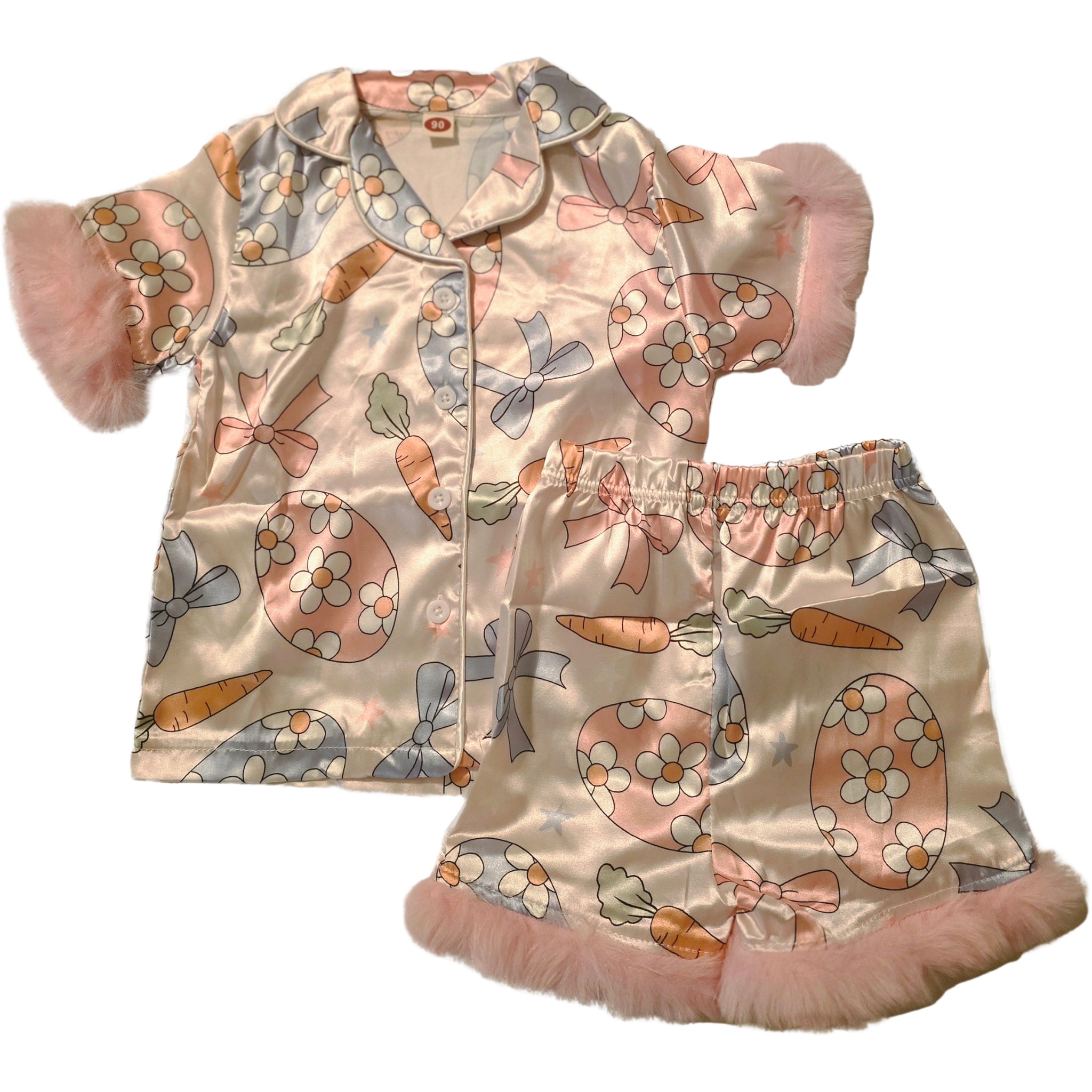 GIRLS - Easter Outfits Clothing CVA Products Floral Egg PJ Set 2T