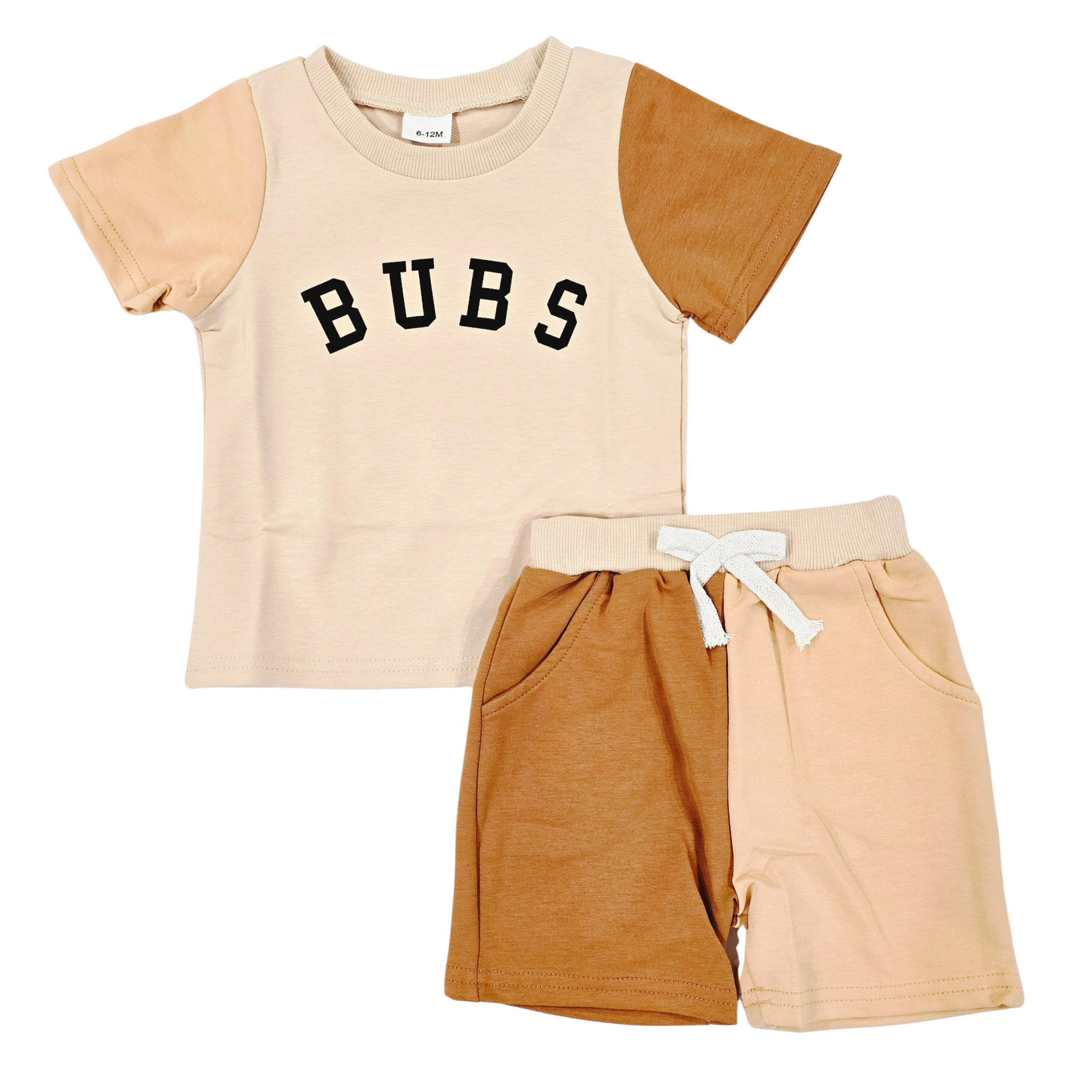 Boys - Short Set Clothing CVA Products Bubs Colorblock 6-12 M
