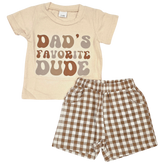 Boy - Short Set Clothing CVA Products Dad Favorite Dude 6-12 M