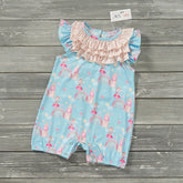 GIRLS - Animal Print Summer Romper Clothing CVA Products Fabulous Fairy Tale 0-3M