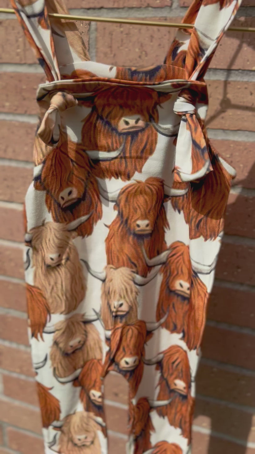 Overalls - Toddlers, Boys, and Girls Clothing CVA Products Brown Yak - Boys 0/3M
