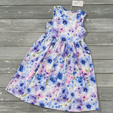 Girl Flower Prints Summer Dresses Clothing CVA Products Starlit Meadow 6-12 M