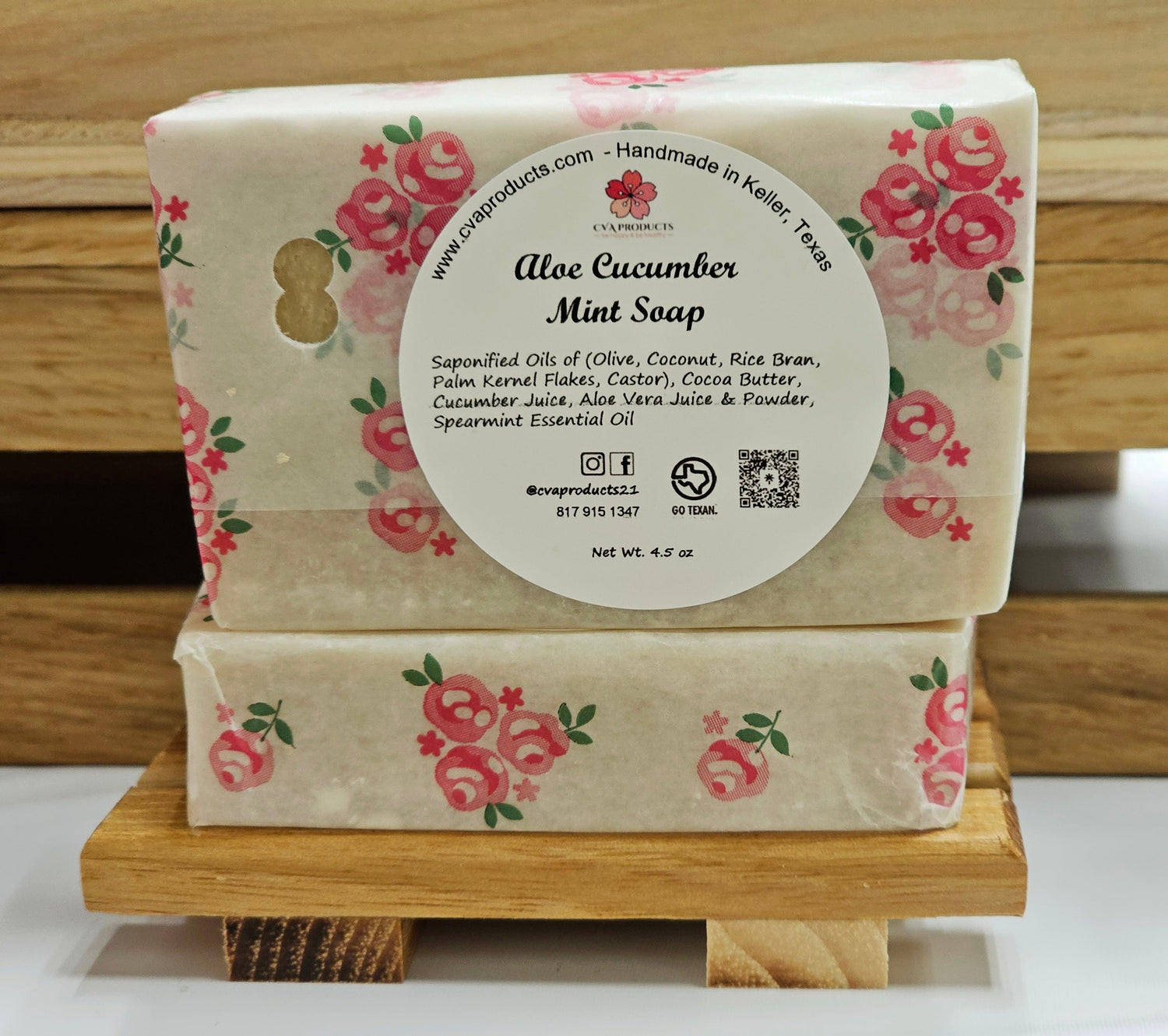 Cucumber Soaps Soaps CVA Products Aloe Cucumber Mint
