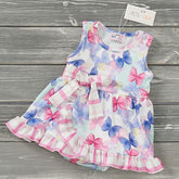GIRLS - Animal Print Summer Romper Clothing CVA Products Free Like a Butterfly 3-6M