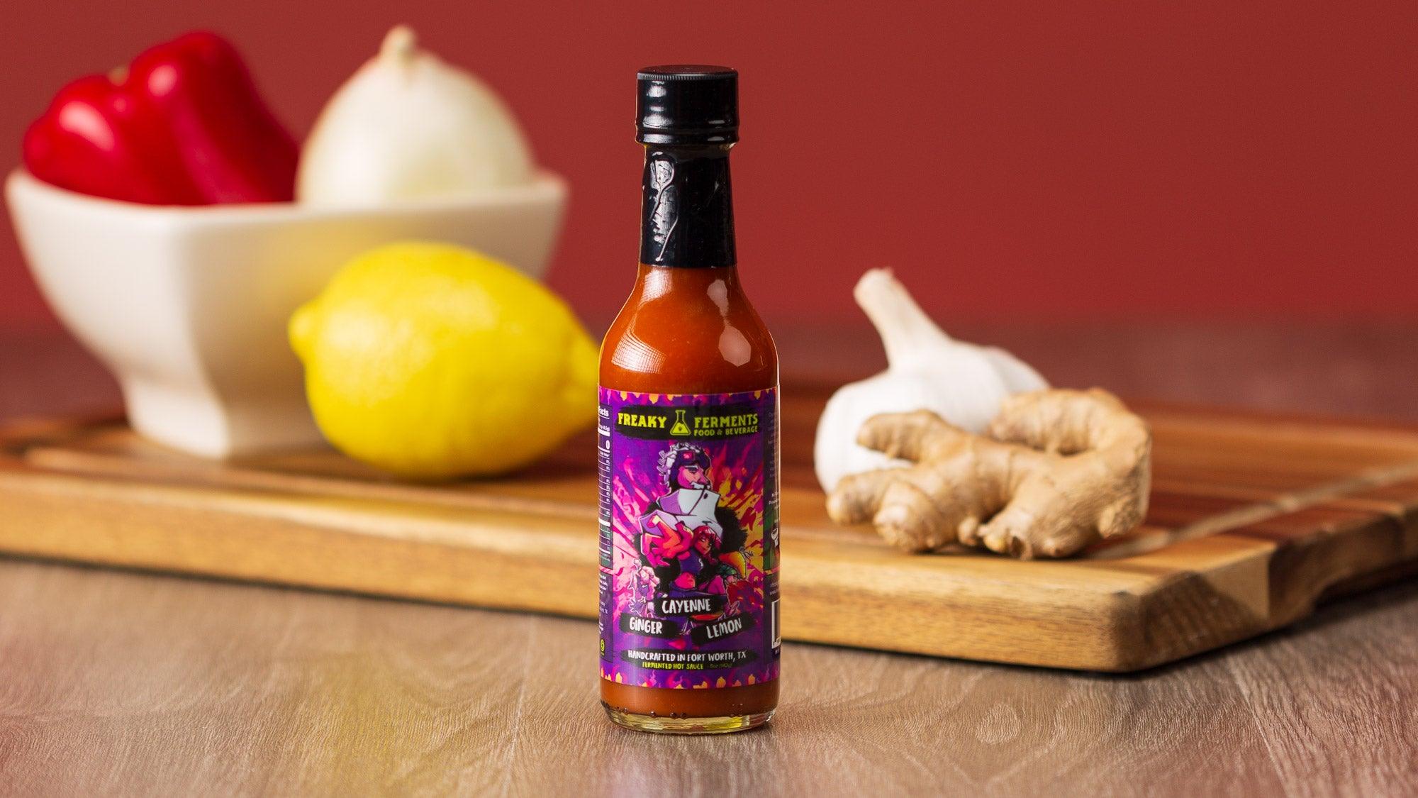 Freaky Ferments Hot Sauce Food & Beverage Freaky Ferments Ginger Cayenne Lemon