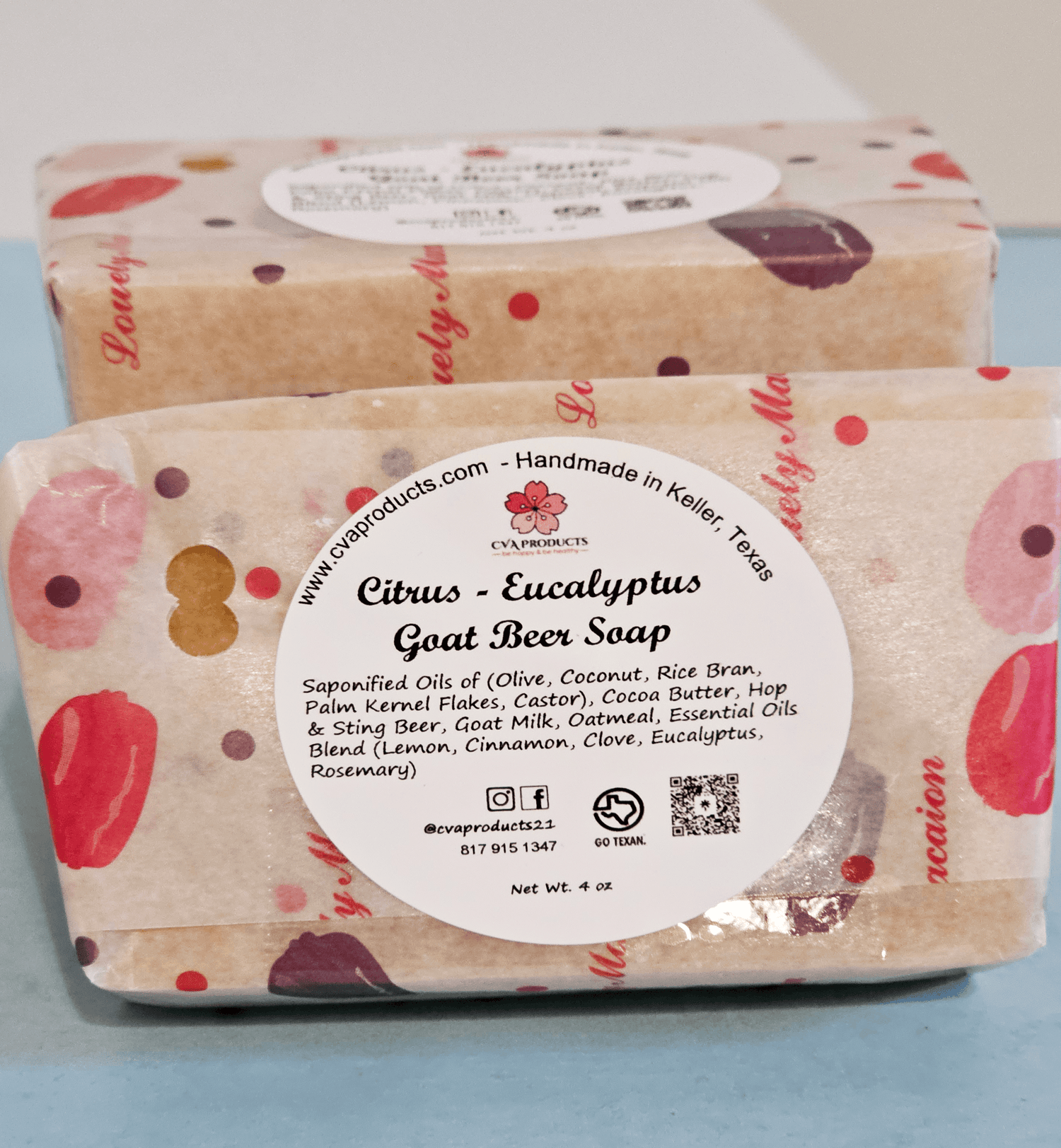 Goat Milk Beer Soaps Soaps CVA Products Citrus Eucalyptus