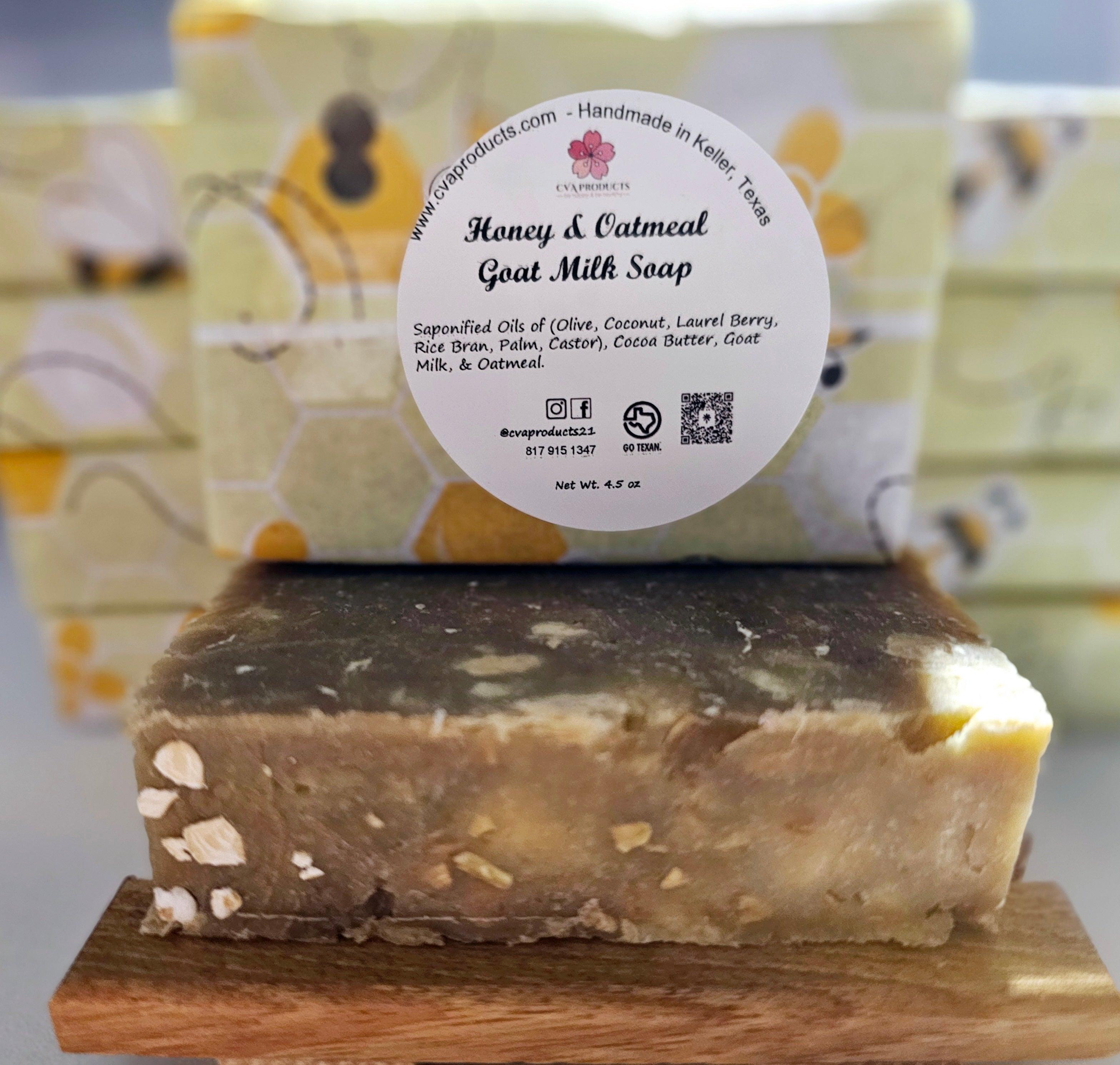 Goat Milk Soap Soaps CVA Products Honey, Oatmeal, & Laurel Berry