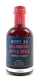 Natural Simple Syrups Mixer For the Home ROOT 23 Cranberry Apple Spice