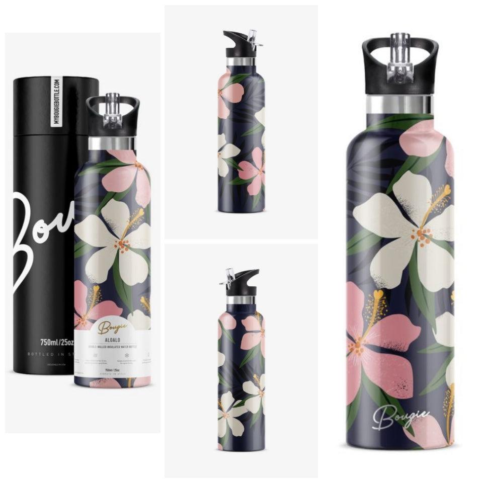 Stainless Steel Vacuum Insulated 25 oz. Water Bottle For the Home My Bougie Bottle Aloalo