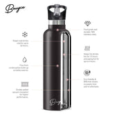 Stainless Steel Vacuum Insulated 25 oz. Water Bottle For the Home My Bougie Bottle