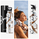 Stainless Steel Vacuum Insulated 25 oz. Water Bottle For the Home My Bougie Bottle Equestri