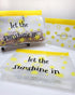 Ziparoos Reusable 3-Piece STAND UP Bag Set - 2 Large and 1 Medium - Sunshine Collection For the Home Ziparoos Reusable Storage Bags - Lunch & Freezer