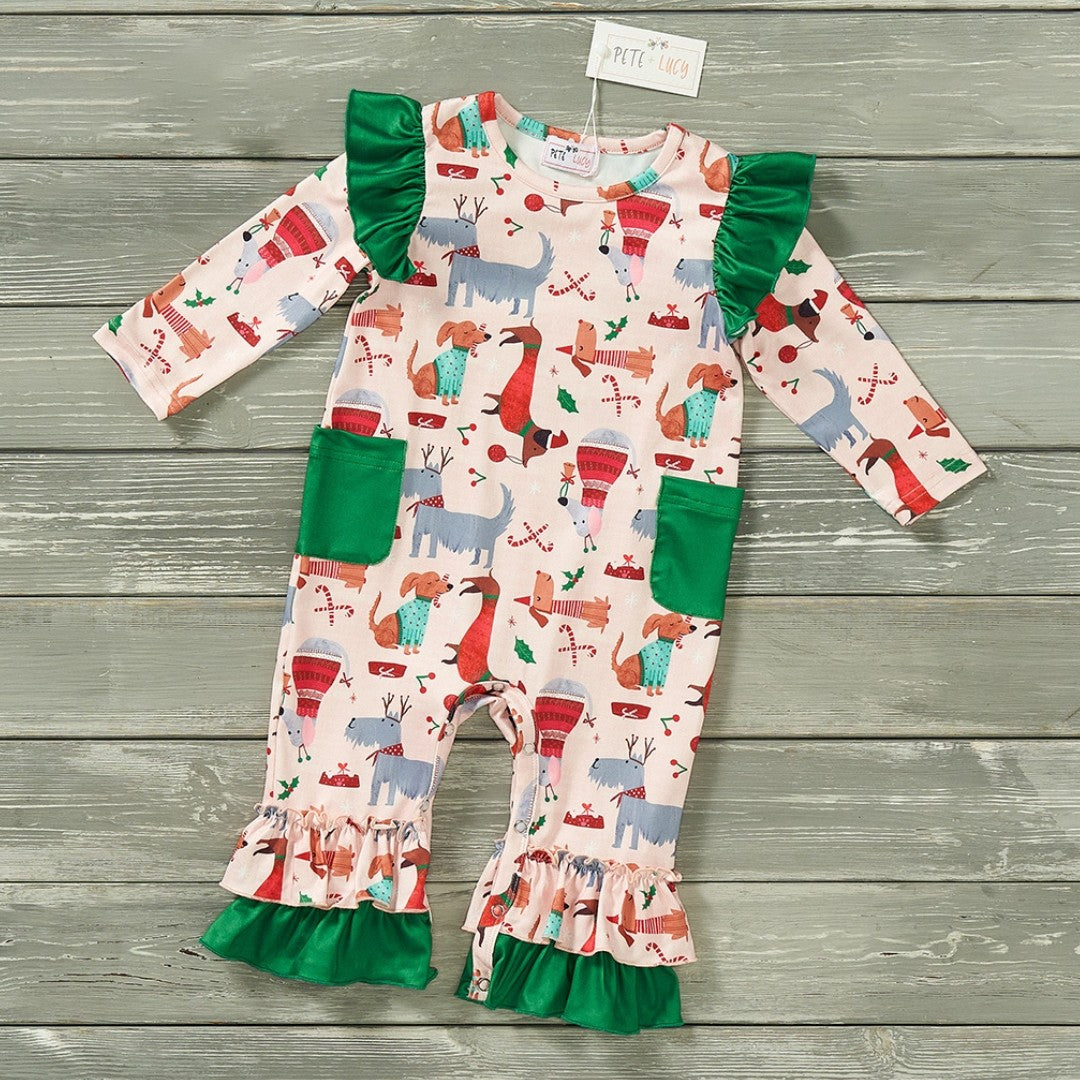 GIRLS - Holidays Infant Romper