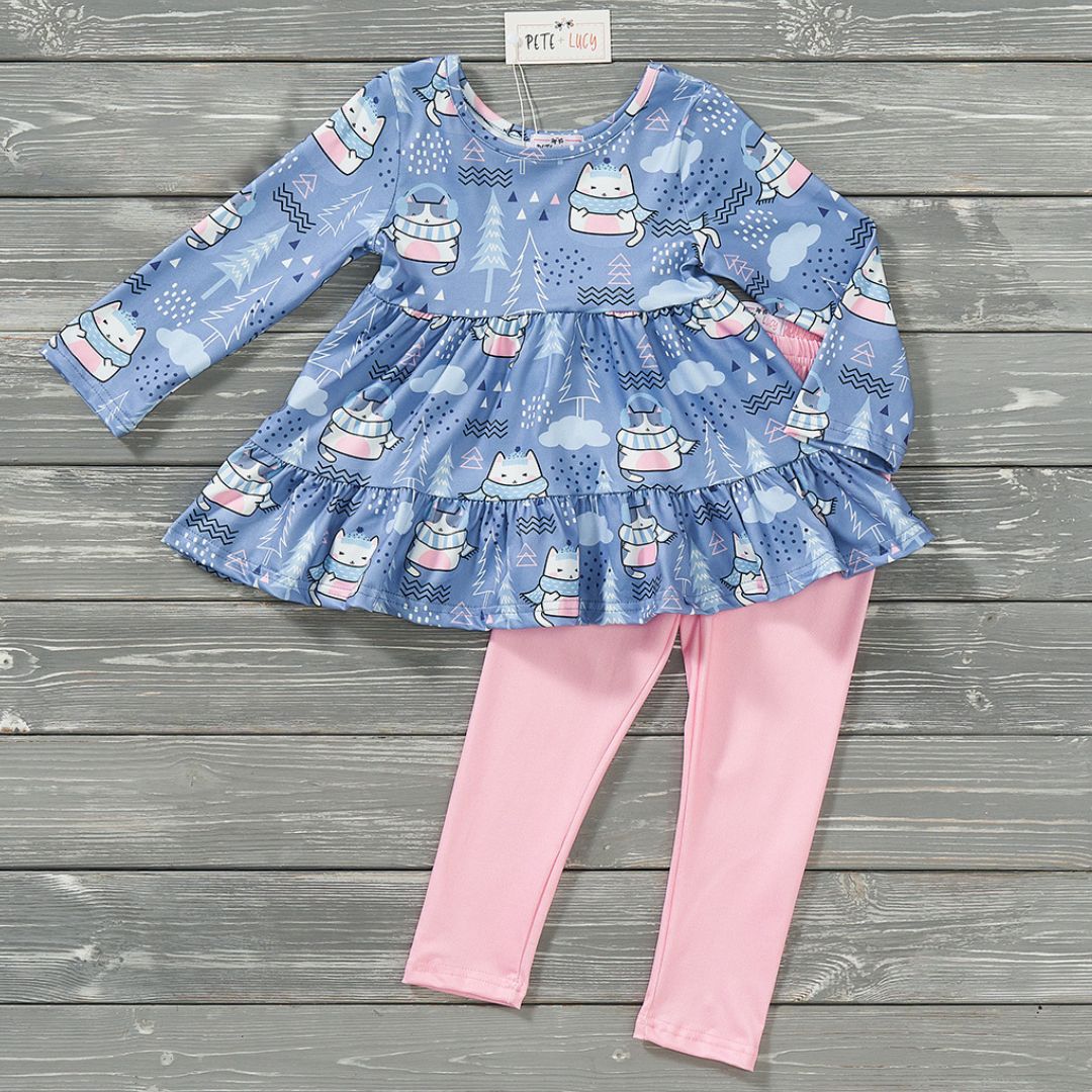 GIRLS - 2 PC Long Sleeve Set