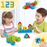 2 In1 Blocks Puzzle Toy + Fidget Bubbles - CVA Products