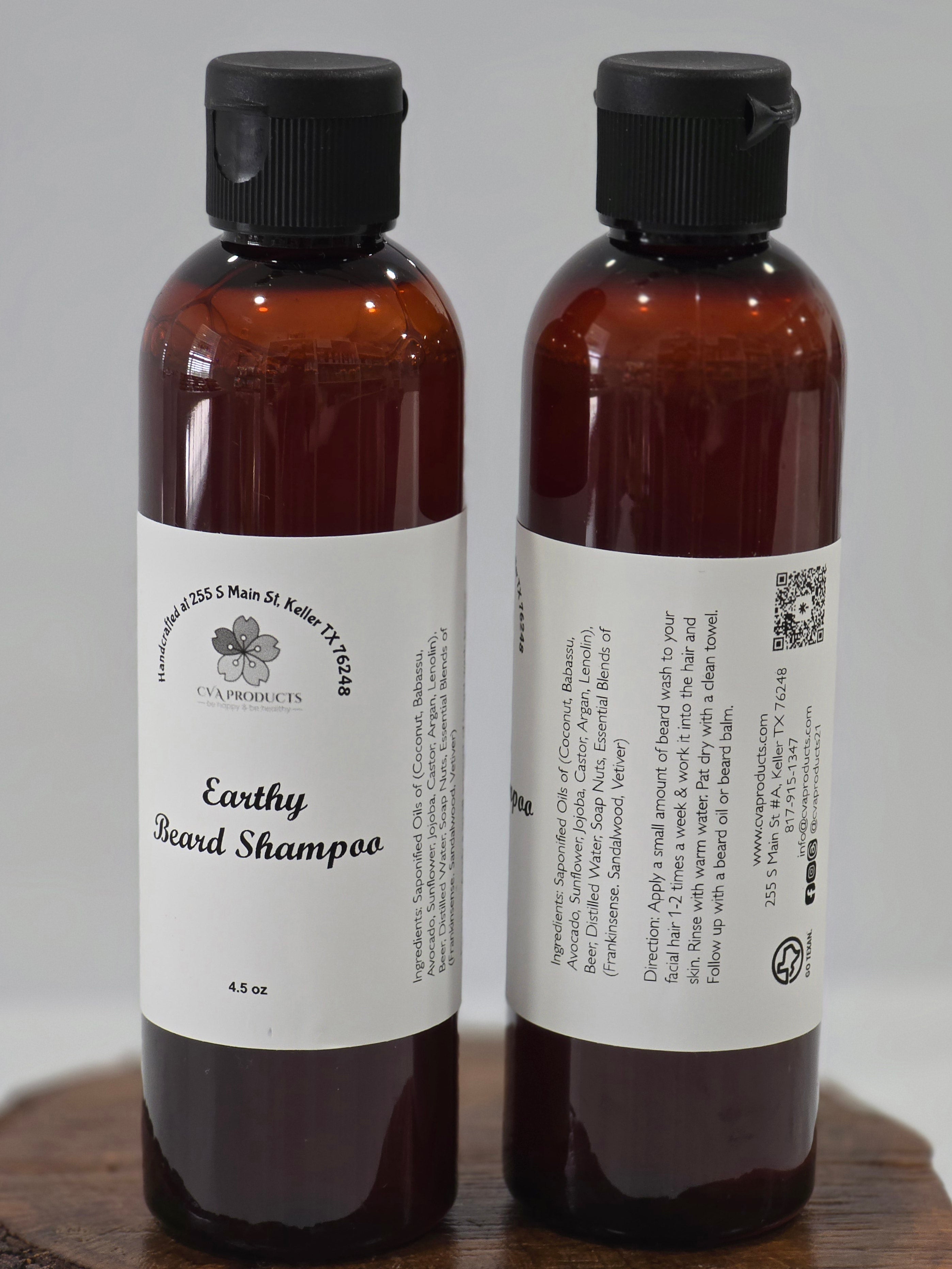 Beard Shampoo Beard Care CVA Products Earthy Blend