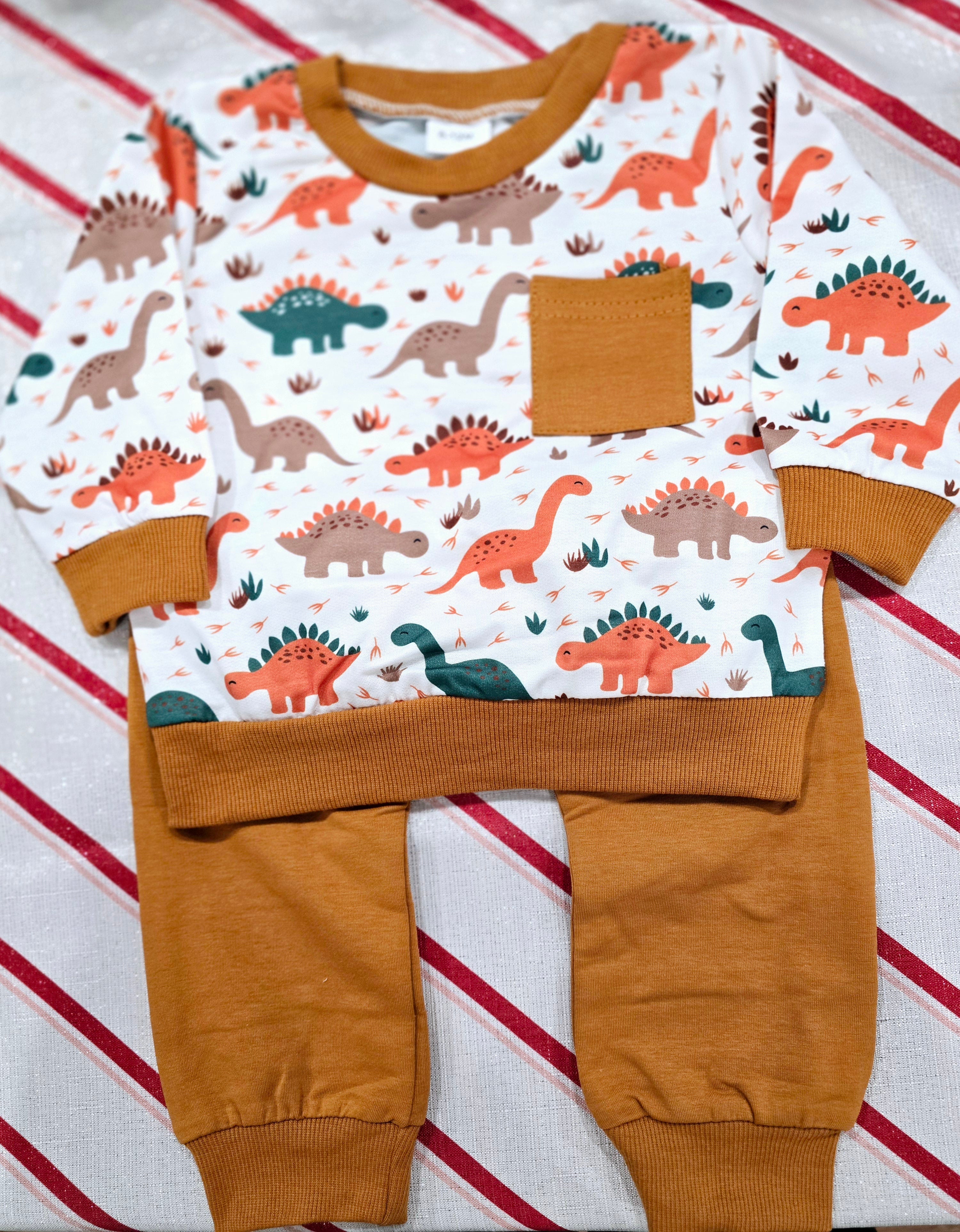 Toddlers - Boys Joggers 2 PC Set Clothing CVA Products Color Dino Joggers Set 6-12 M