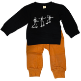 Boy - Halloween Outfits Clothing CVA Products Skeleton Skater Jogger 2 PC set 12-18M