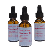 Magnesium Oil Skin Care CVA Products 1 oz glass dropper with lavender & chamomile
