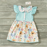 Girl Animal Prints Summer Dresses Clothing CVA Products Bee Kind 0-6 M