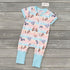 Boy Farm Print Romper (Short) Clothing CVA Products Puppy Blossoms 0-3M