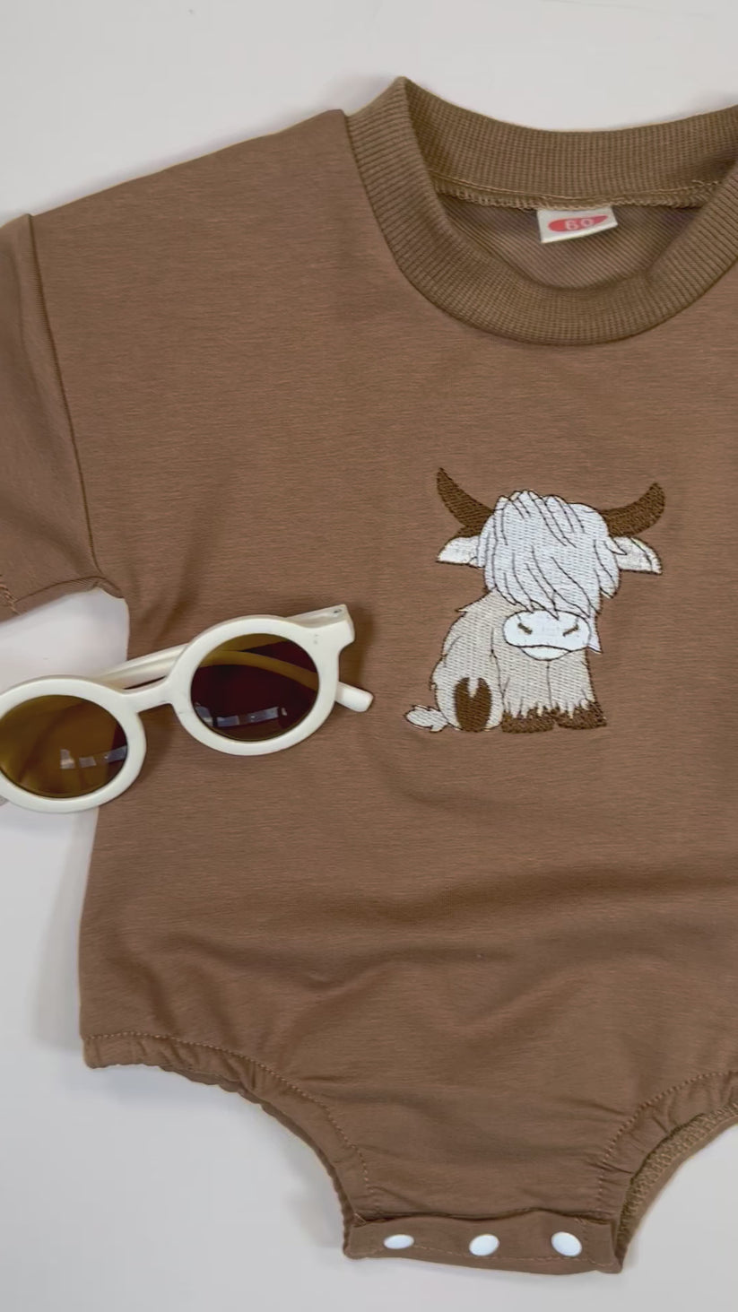 Boy Farm Print Romper (Short) Clothing CVA Products