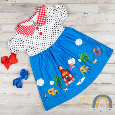 Back to School Outfits Clothing CVA Products Dotty About School Dress 2T