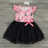 Girl Flower Prints Summer Dresses Clothing CVA Products Paris Amour 0-6 M